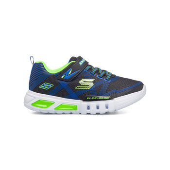 Scarpe sportive nere da bambino con luci nella suola Skechers Flex Glow, Brand, SKU s342000079, Immagine 0